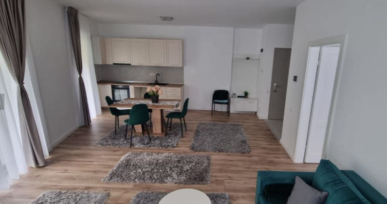 Prima închiriere apartament 2 camere cu gradina, bloc nou, Plopilor, Cluj